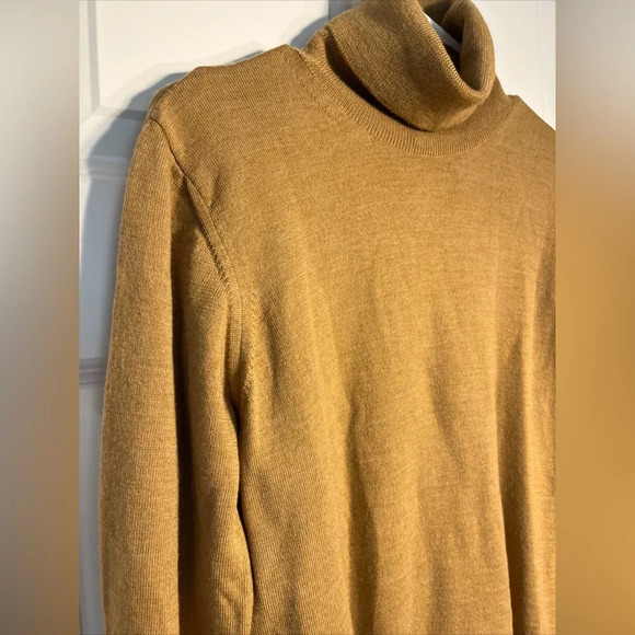 Chiara Marconi Made in Italy Tan Merino Wool Top Women’s Sweatshirt Sz XL - Picture 3 of 9